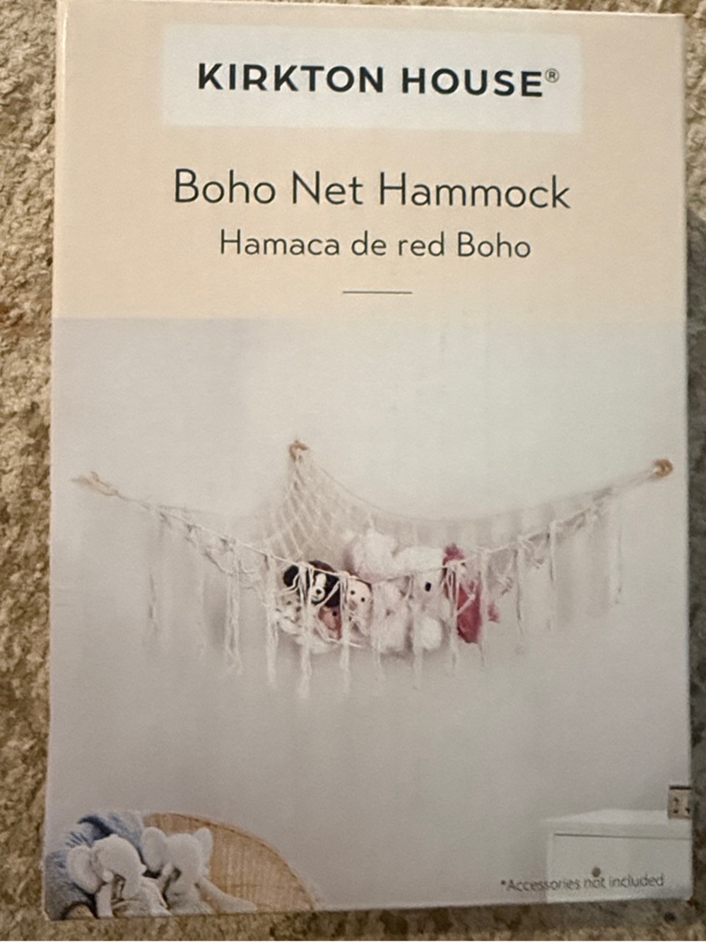 KIRKTON HOUSE Boho Net Hammock - White